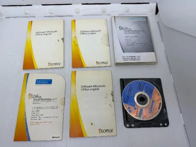 Lote 5 Microsoft Office Small Business Edição 2007 Cds