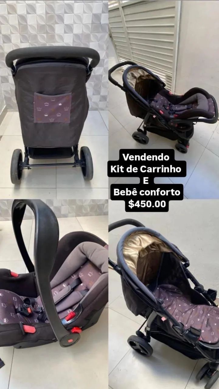 Carrinho e bebê conforto Cosco - Foto 2
