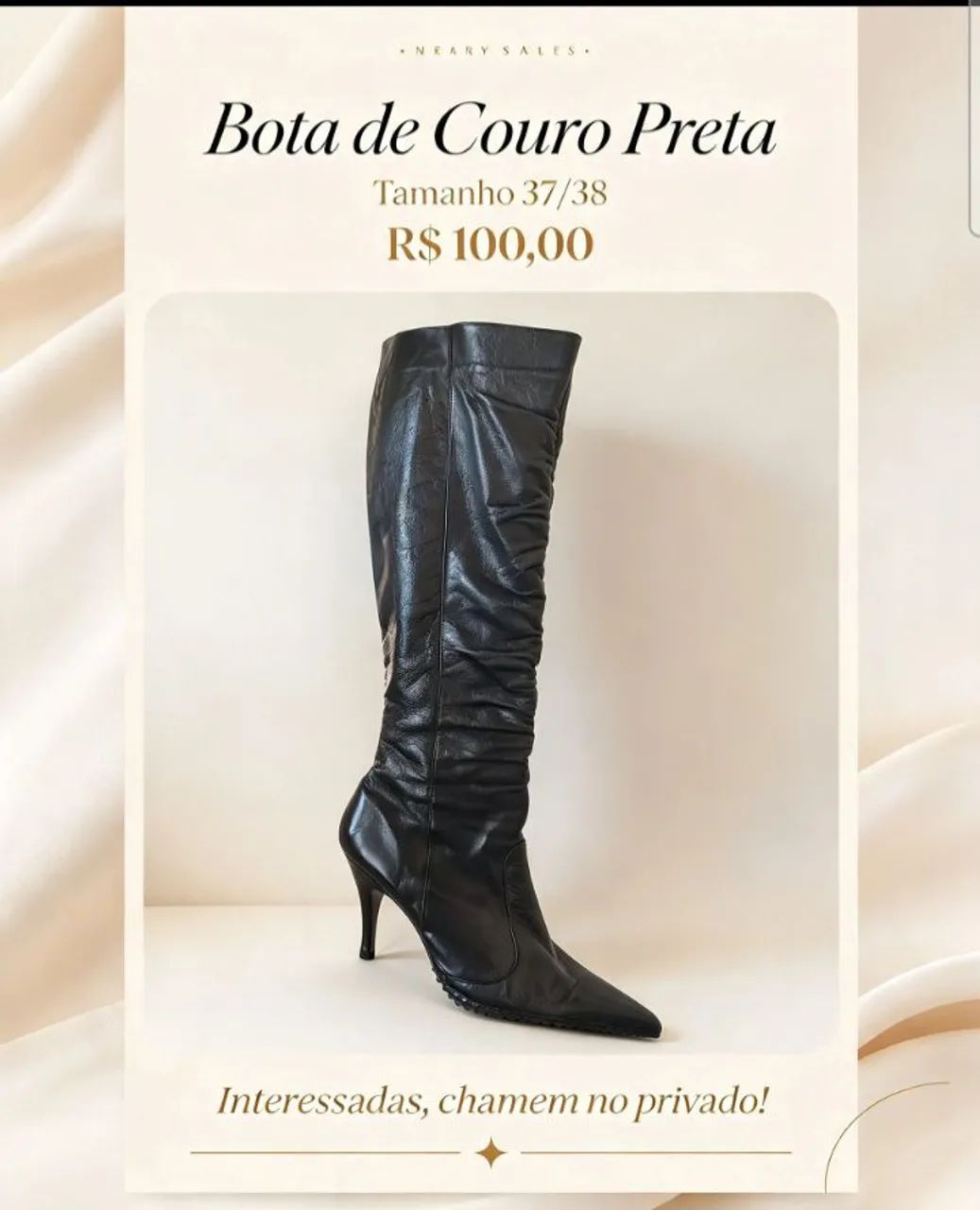BOTA COURO  