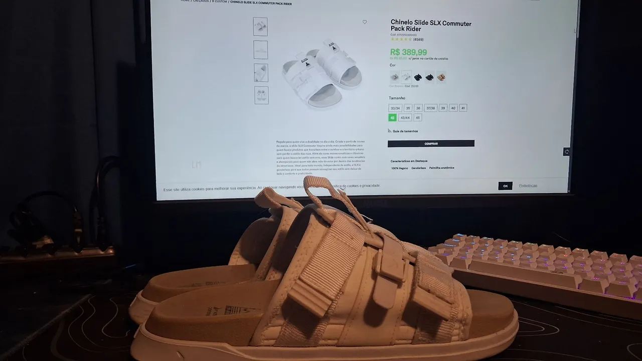 Chinelo slide ryder slx