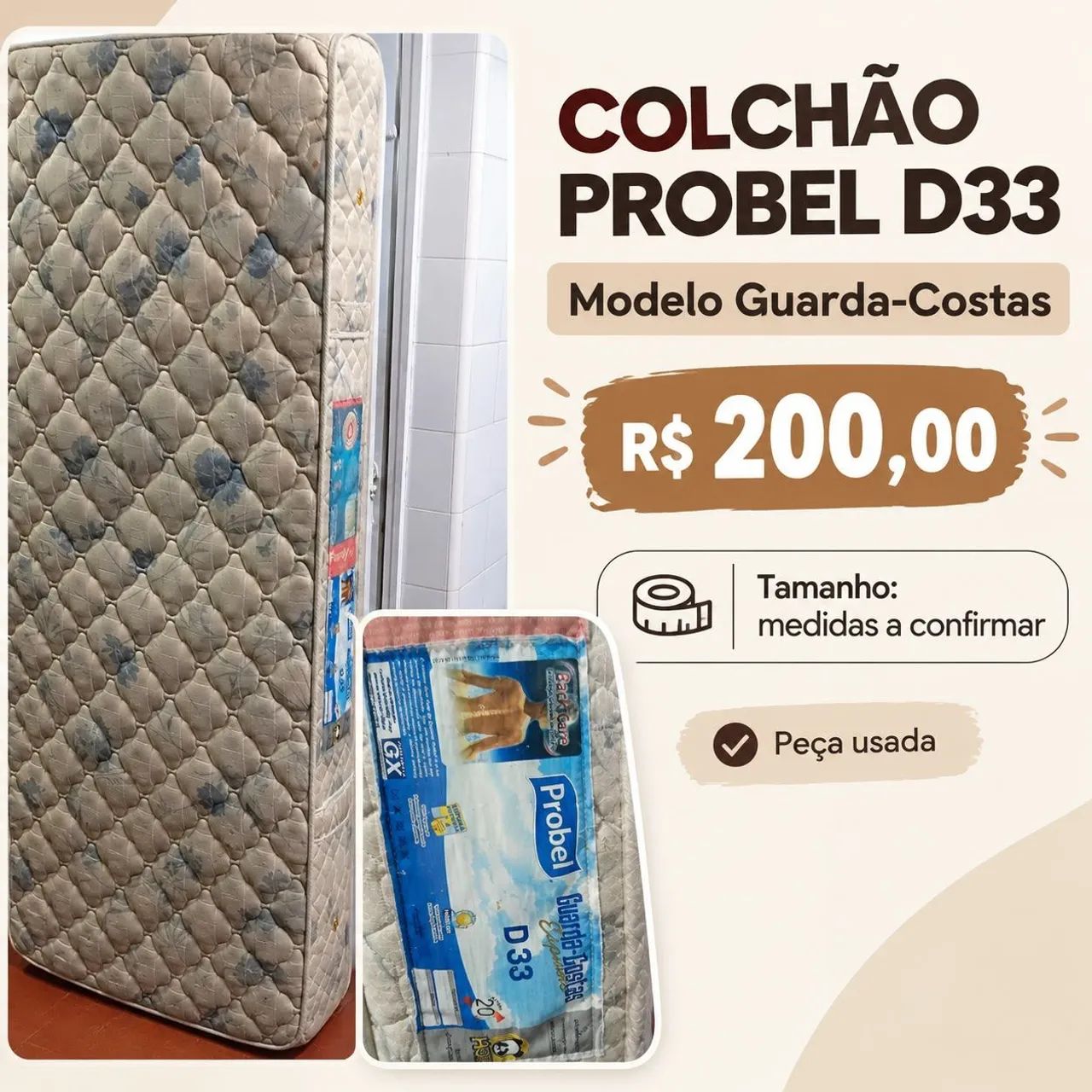 Colchão de solteiro 