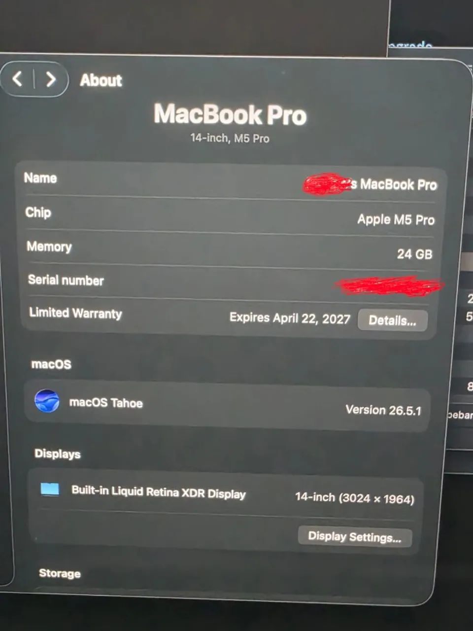 MacBook Pro M5 Pro 24 GB / 1 TB - Foto 5