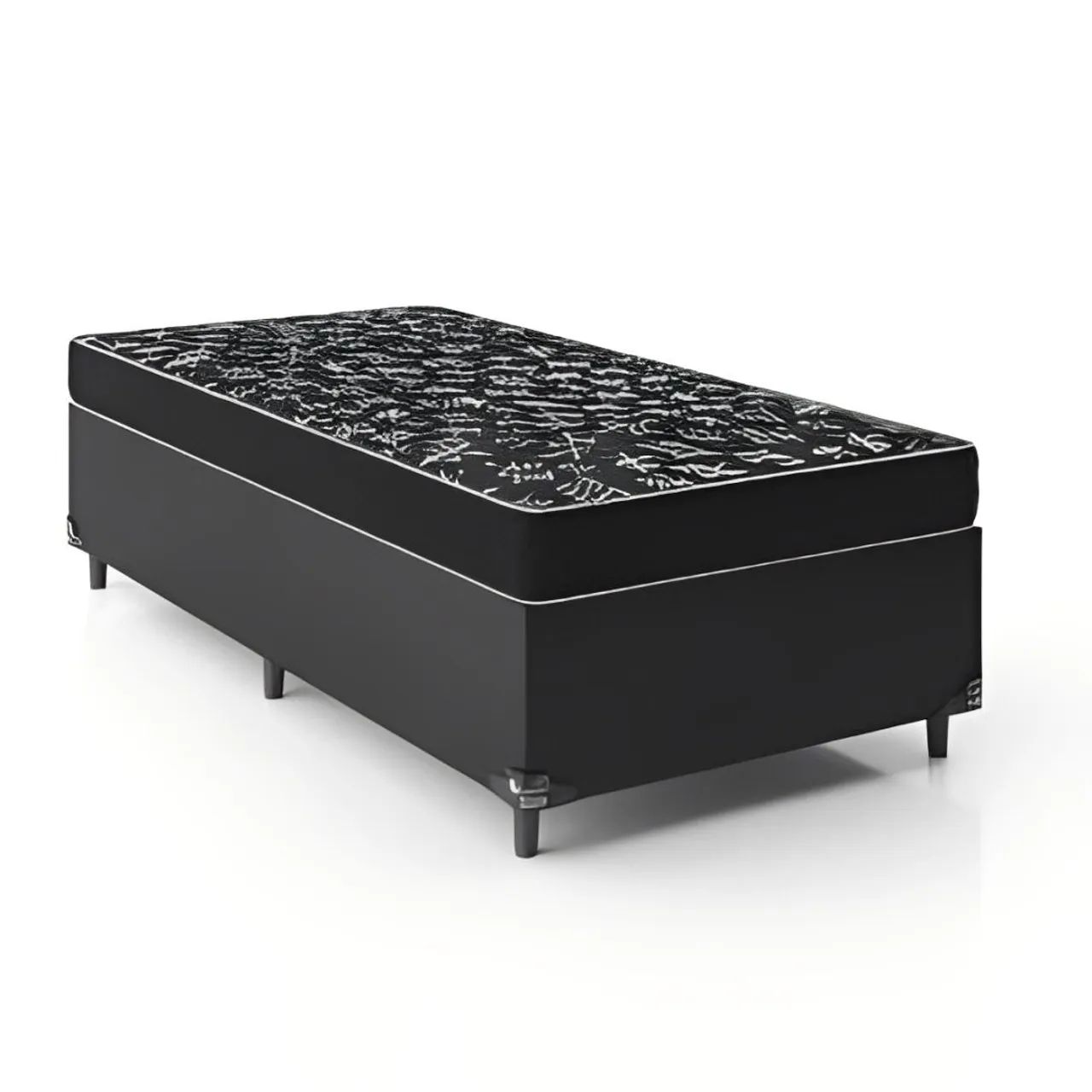 Conjunto cama box de solteiro Base com colchão D20  - Foto 3