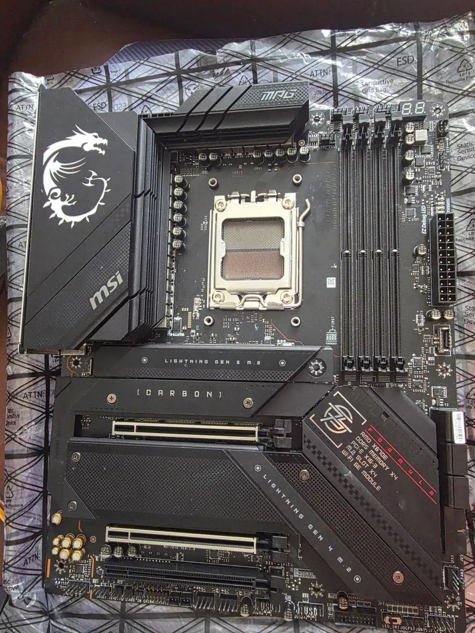 Placa mae X670E MSI MAG Carbon wifi am5 - Foto 2