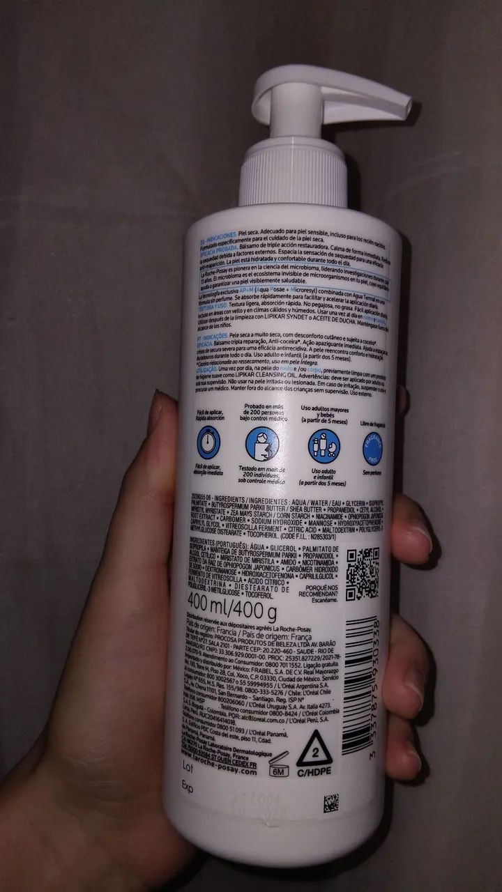 Creme Lá Roche-Posay Lipikar AP+M novo - Foto 2