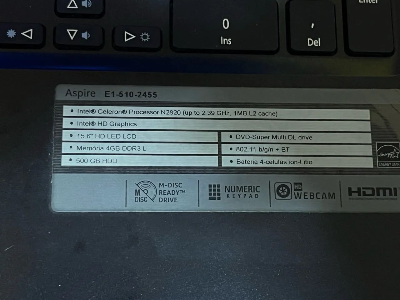 Notebook Acer Intel celeron(LEIA O ANÚNCIO) - Foto 2