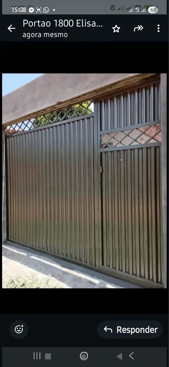 Portão galvanizado  - Foto 5