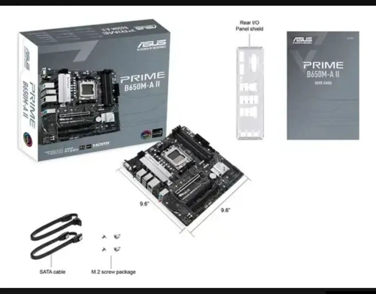 Placa mãe Motherboard Asus Prime b650m A II