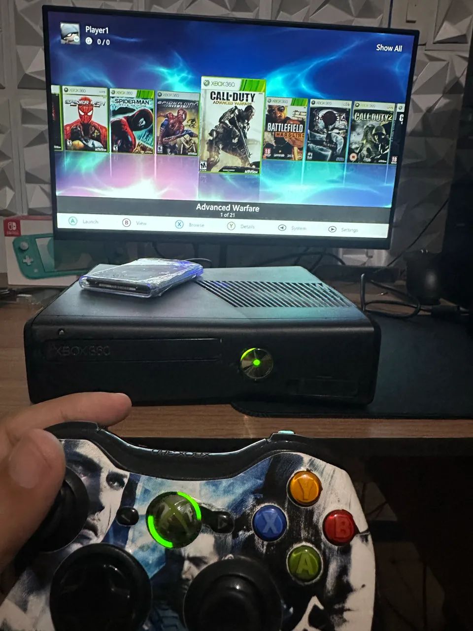 Xbox 360 destravado 320GB com caixa  - Foto 2