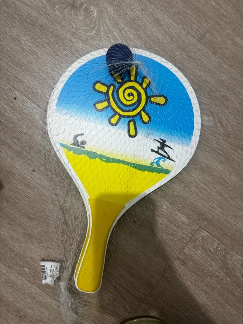 Raquetes e bolinha 