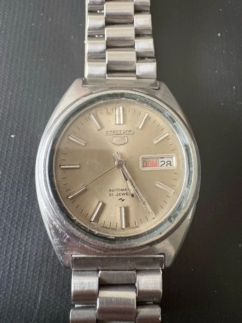 Relógio Seiko 5 antigo automático  - Foto 4