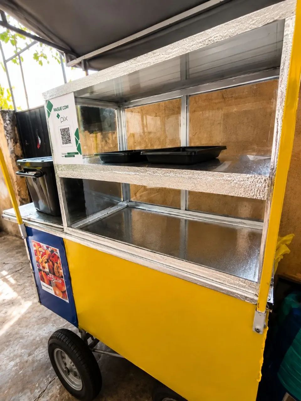 Vendo carrinho lanche com kit lanchonete  - Foto 4