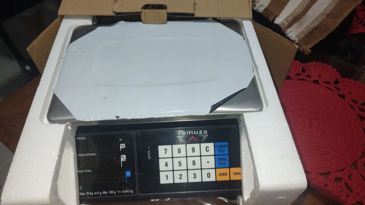 Vendo uma balança ramuza de 35kg divisão 5g. Nova na caixa. - Foto 2