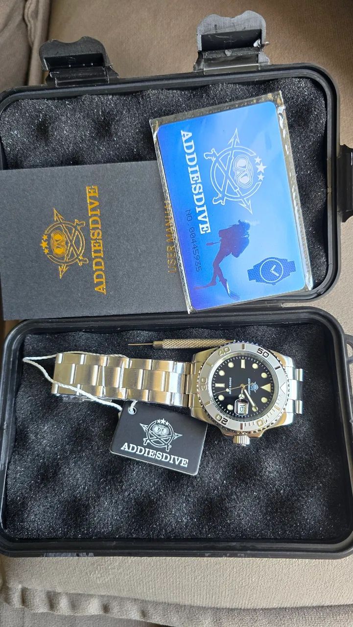 Relógio de mergulho addiesdive submariner novo  - Foto 4
