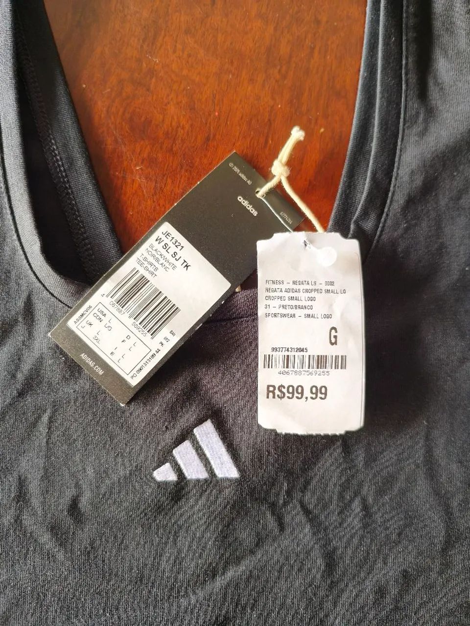 Blusa Cropped Feminina adidas Small Logo - Foto 4