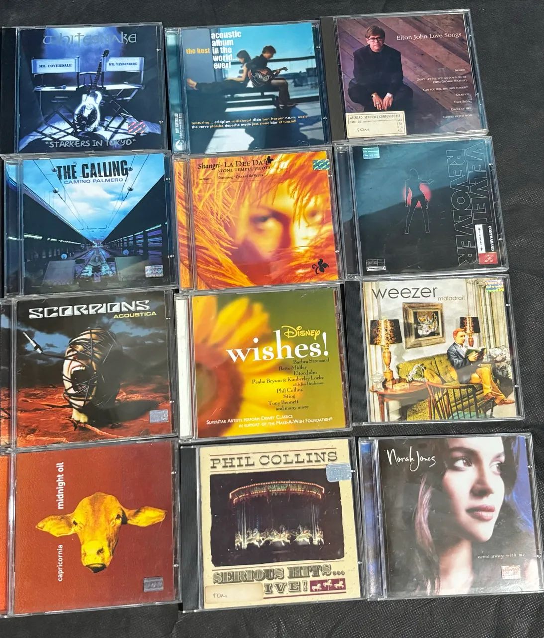 Lote Com 12 CDs Originais - Rock, Pop e Trilhas 