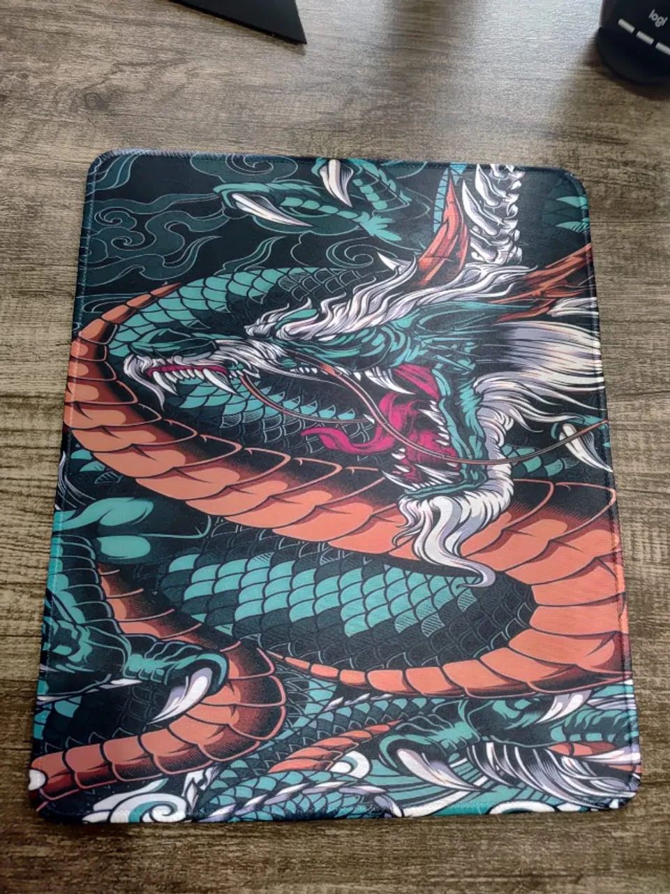 Mouse pad para jogos Dragão japonês IMPORTADO - Periféricos e