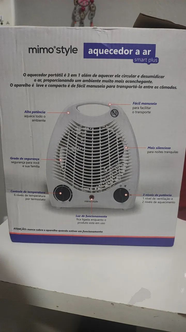 Aquecedor portátil Elétrico  - Foto 2