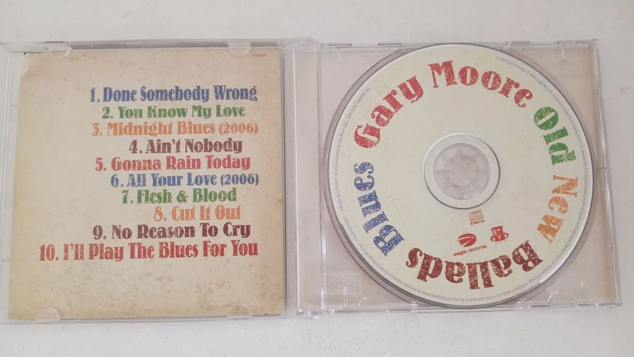 Cd Gary Moore - Old New Ballads Blues
