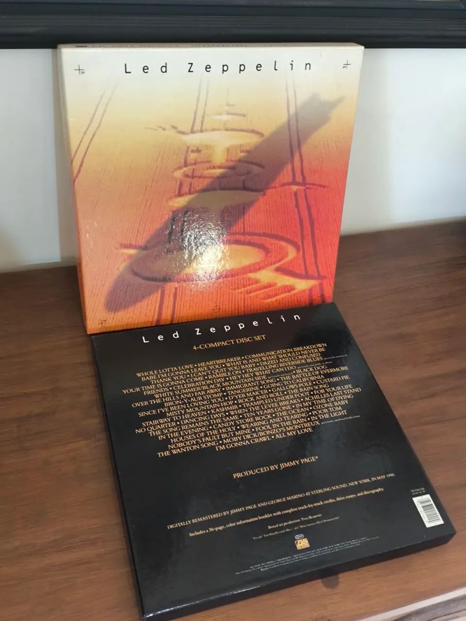 Box Set - Led Zeppelin - 4 Discos + Revista Colecionador - CDs