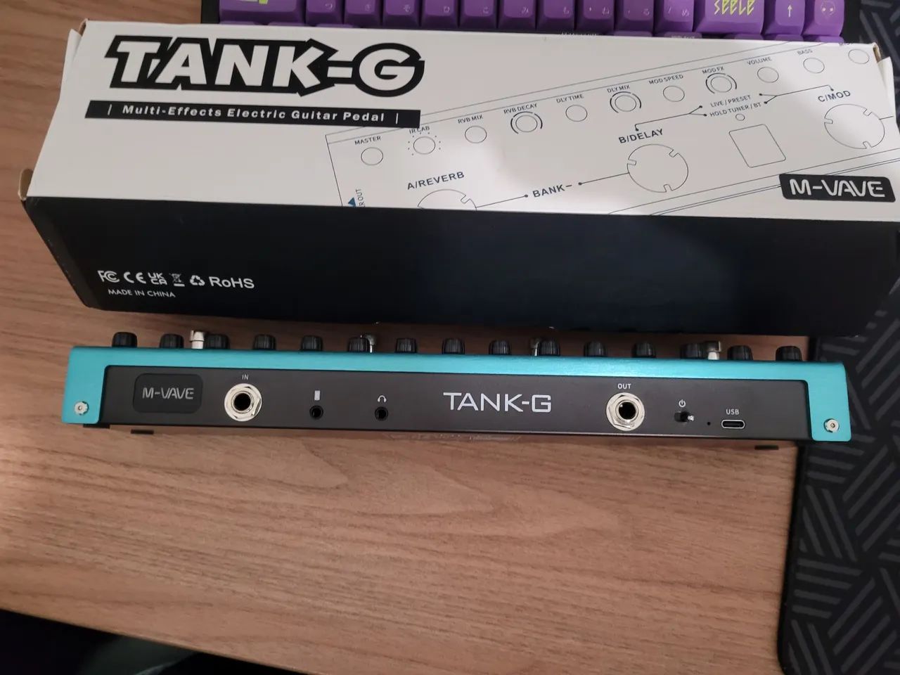 Pedaleira MVave Tank G - Foto 3