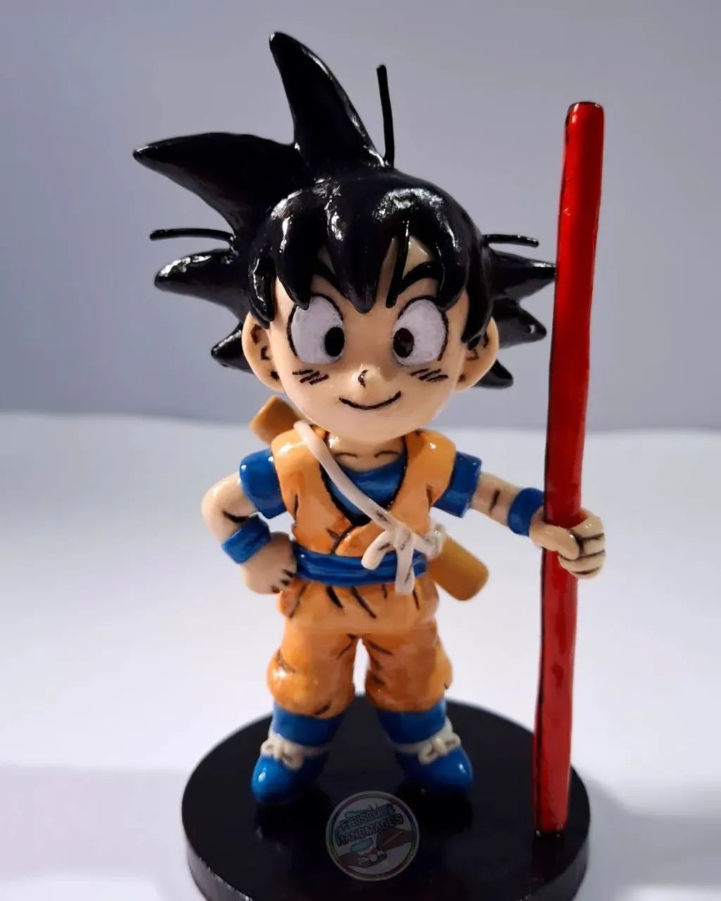Goku dragon ball dama em biscuit - aceito encomendas 