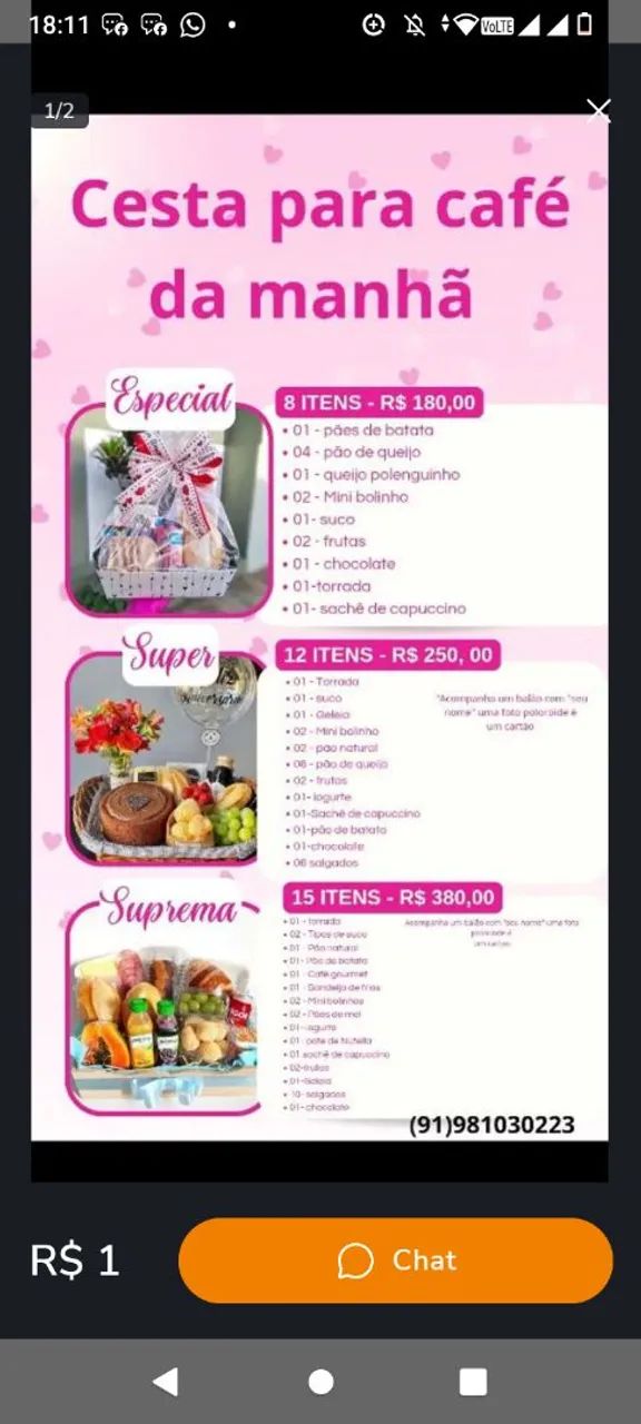 Cesta de café da manhã  - Foto 5