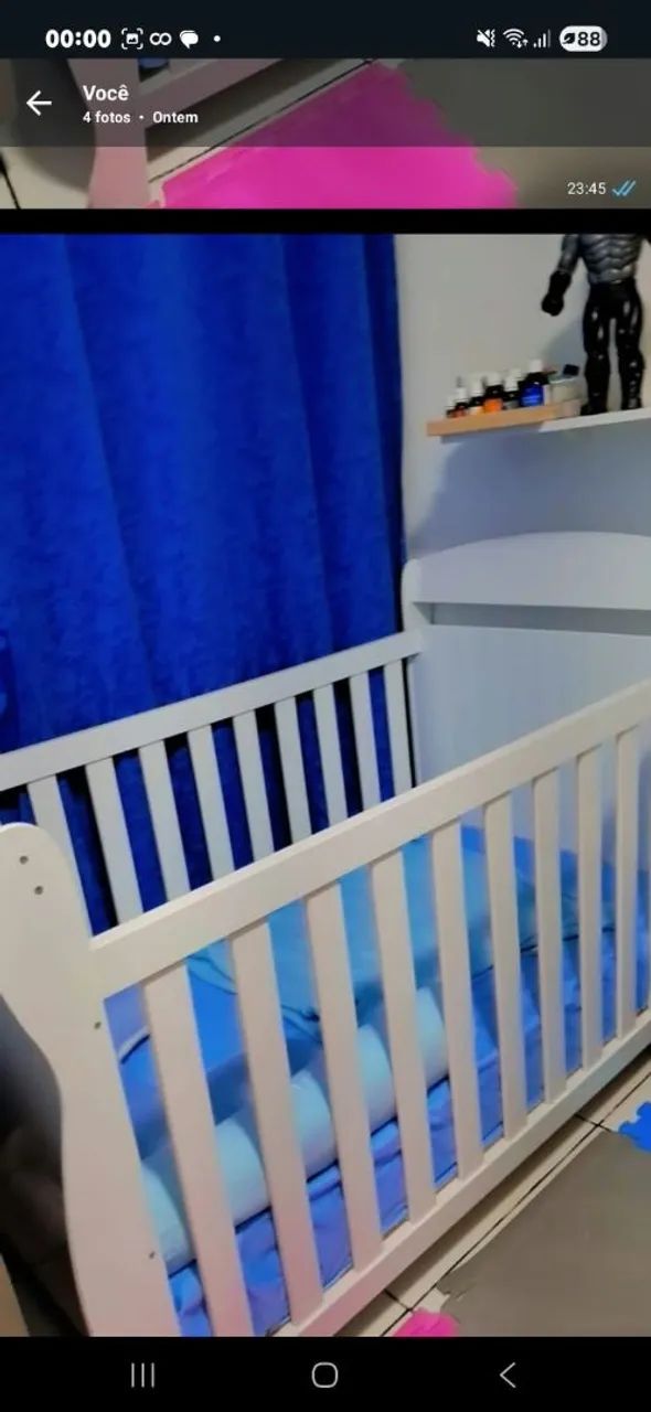 Kit carinho de bebê com  berço  - Foto 4