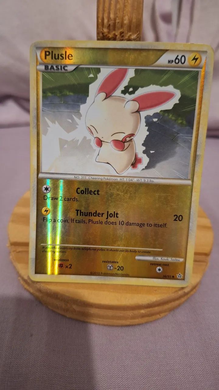 Lote 3 Cartas Pokémon Antigas (Reverse Holo) - 2010 Originais - Foto 3