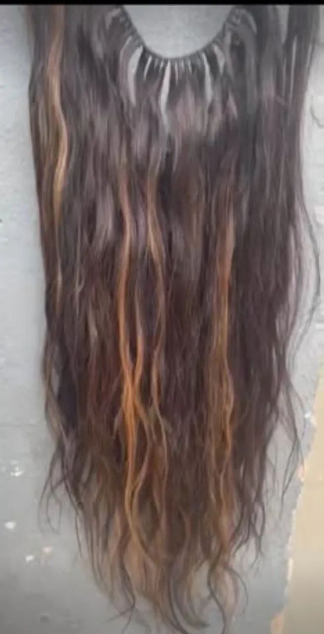 3 telas de Cabelo humano 50/55 centímetros 