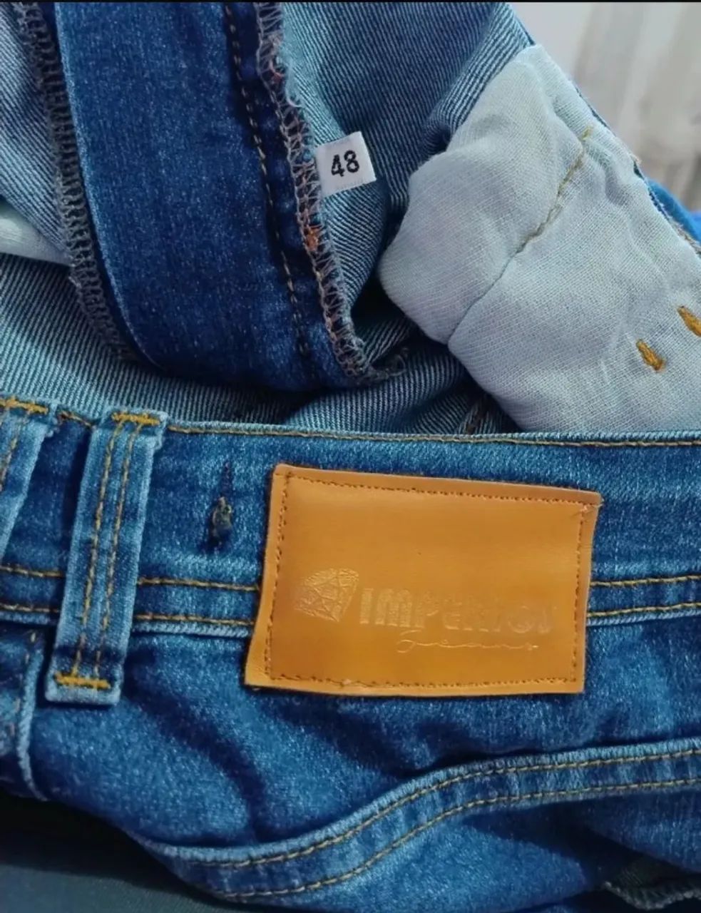 Calça Jeans Impérios Feminina 48 - Foto 5