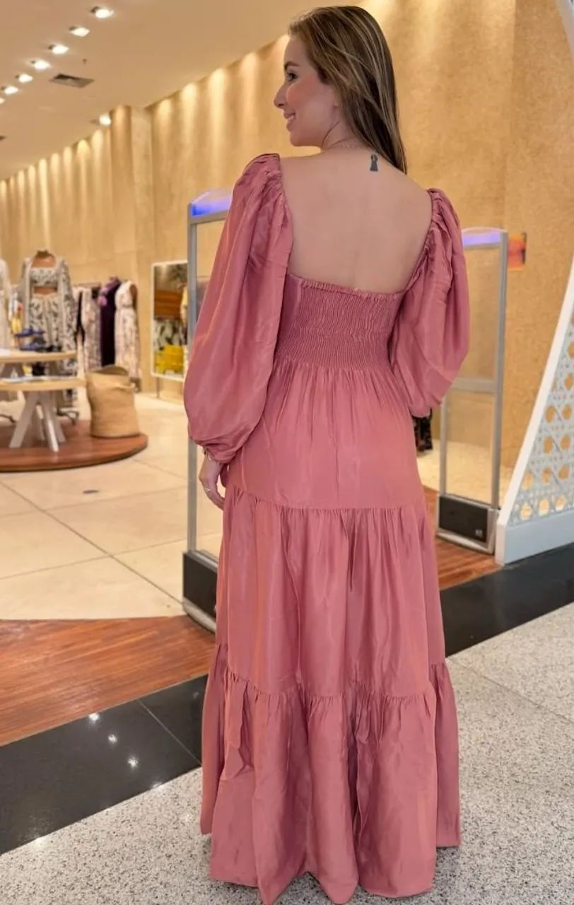 Vestido cetim Farm  - Foto 2