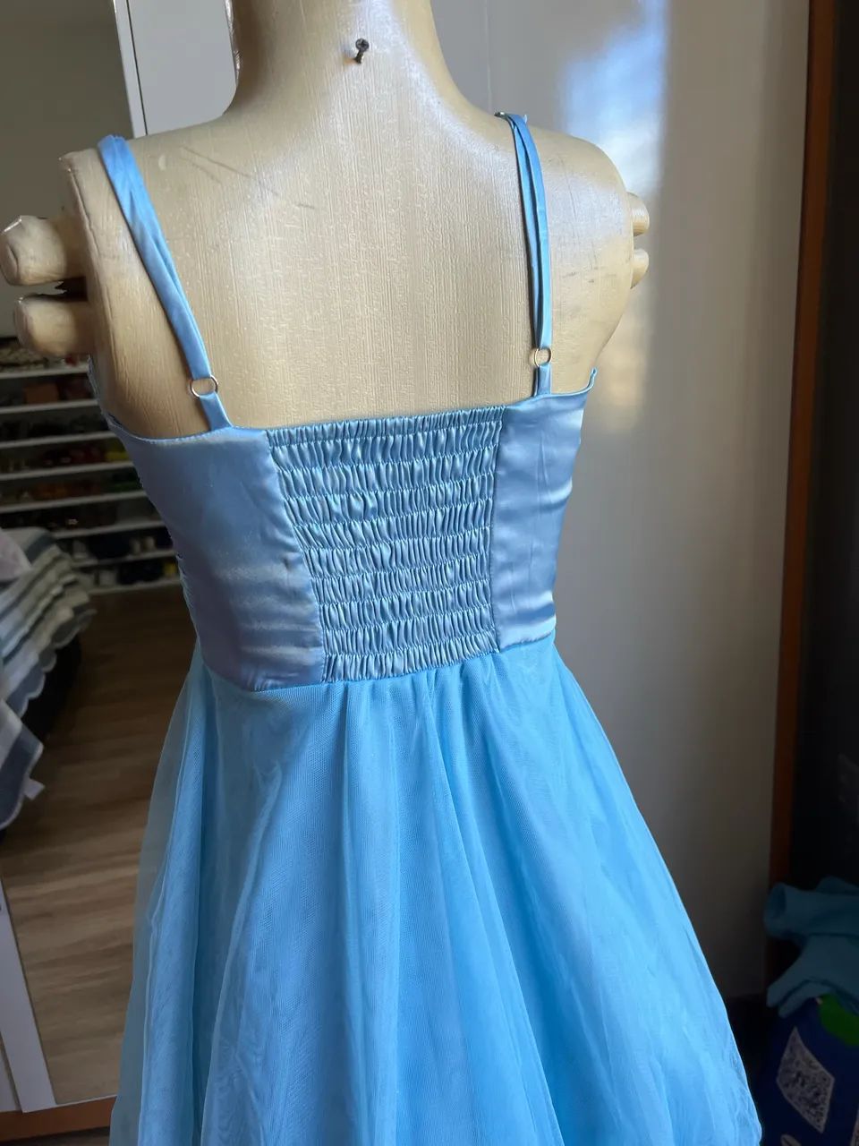 Vestido de festa azul claro  - Foto 4