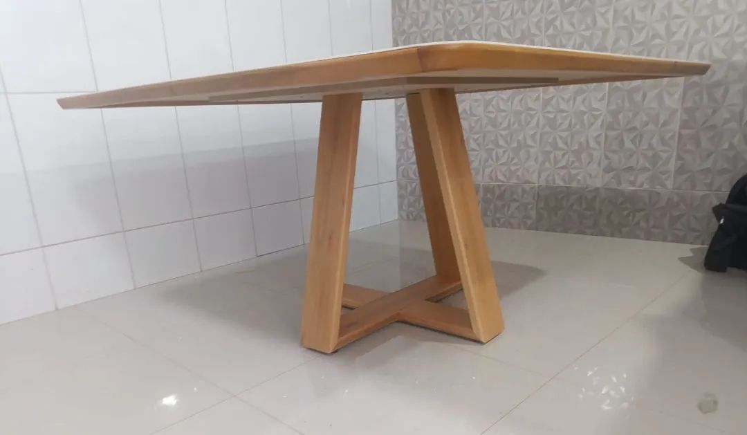 Mesa de jantar quadrada pra 8 cadeiras 150x150 - Foto 2