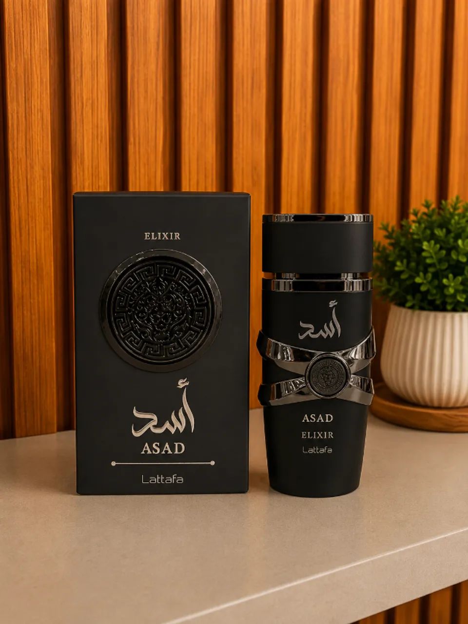 Asad Elixir Lattafa Perfume Árabe (Masculino) 100 ML - Foto 2