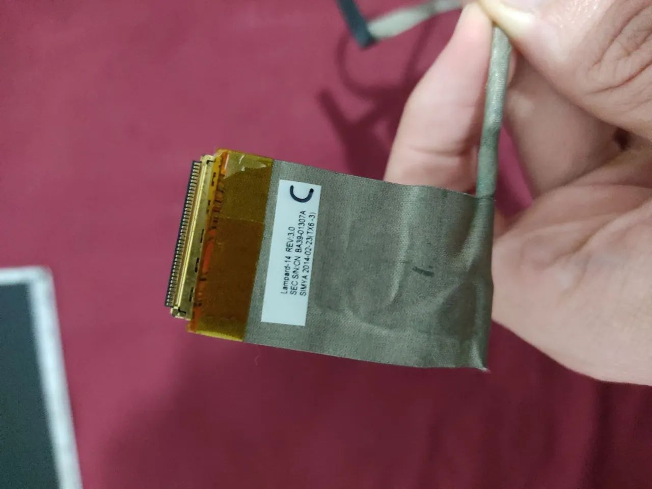 Flat LCD LVDS Para Tela de Notebook Samsung NP270E4E BA39-01307A Perfeito Estado - Foto 4