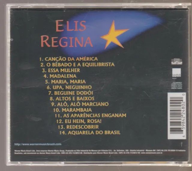 Cd Elis Regina, Música, O Melhor Da Música, Warner - Foto 2
