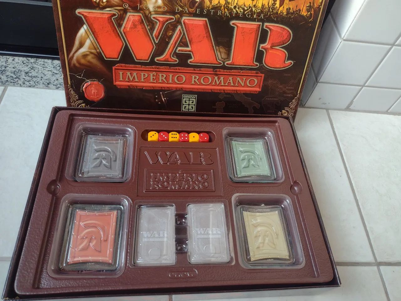 Jogo de Tabuleiro War Império Romano - Foto 2
