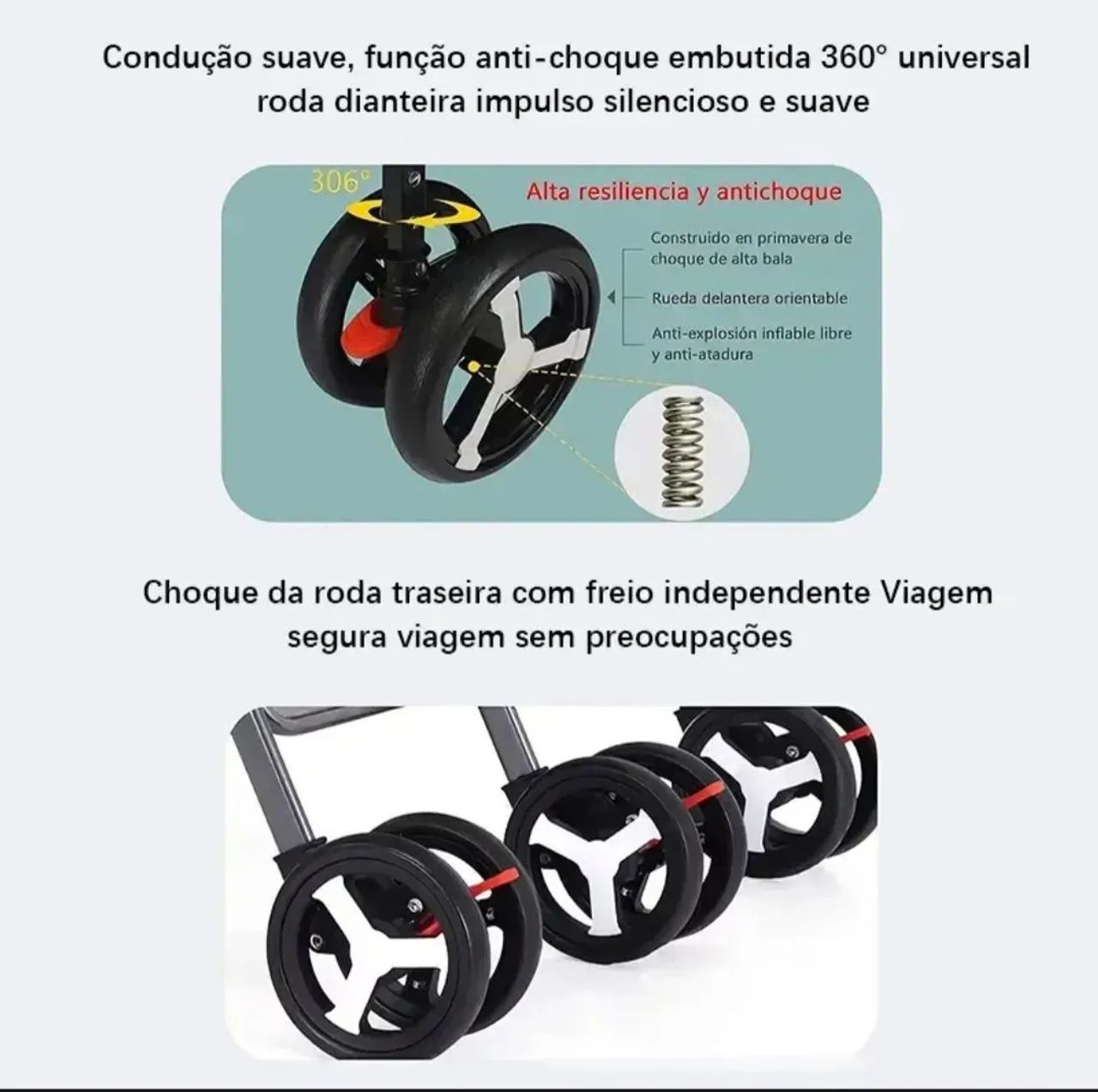 Carrinho Duplo gêmeos  - Foto 4