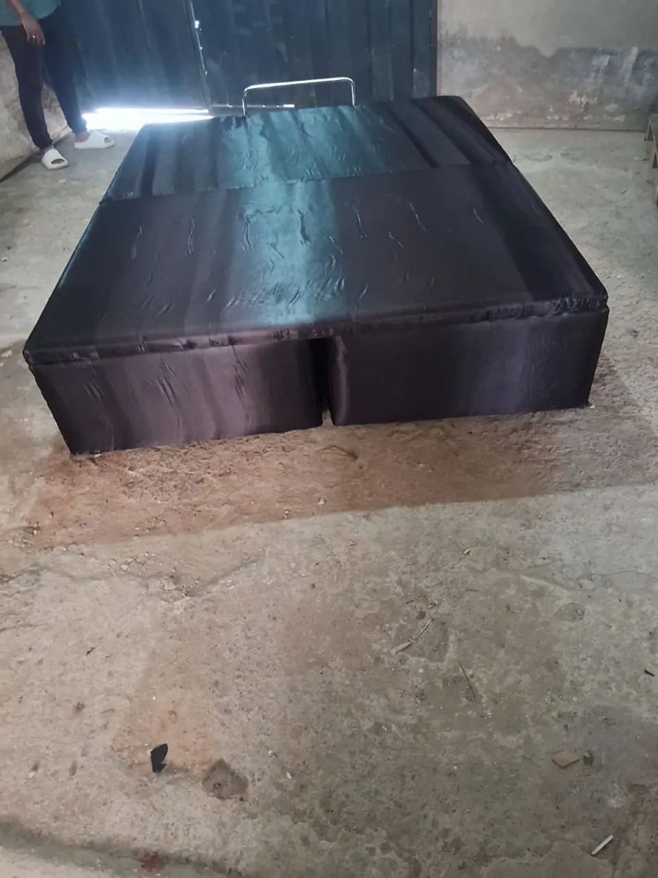 Cama baú queem com colchão encapado  - Foto 3