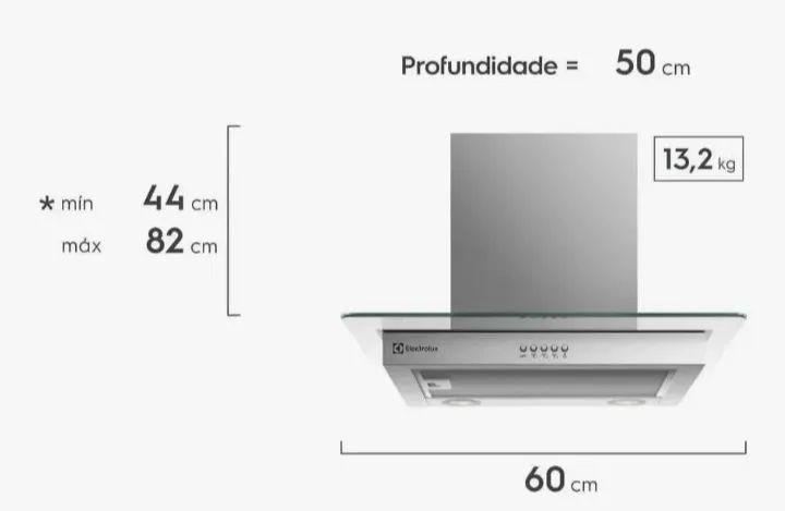 Coifa Electrolux de parede NOVA - Foto 2