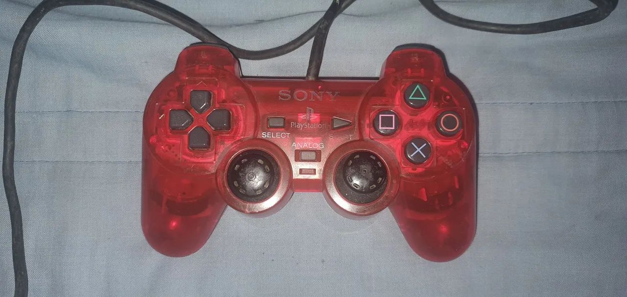 Controle de ps2 vermelho 