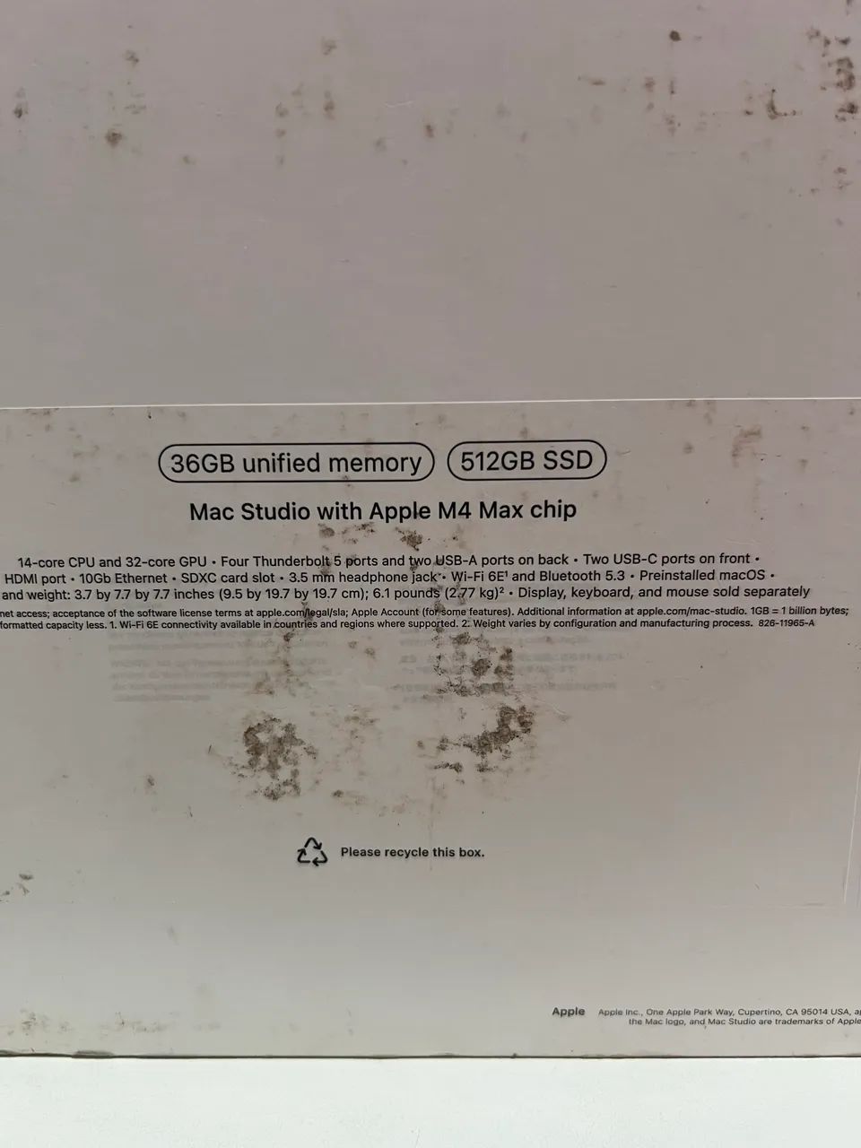 MAC STUDIO M4MAX 36GB/ SSD 512GB - Foto 4