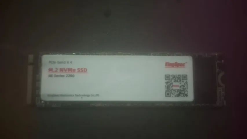 M.2 NVme SSD  KingSpec 480gb - Foto 2