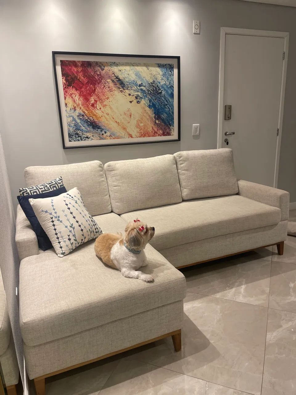 Sofá com chaise  - Foto 3