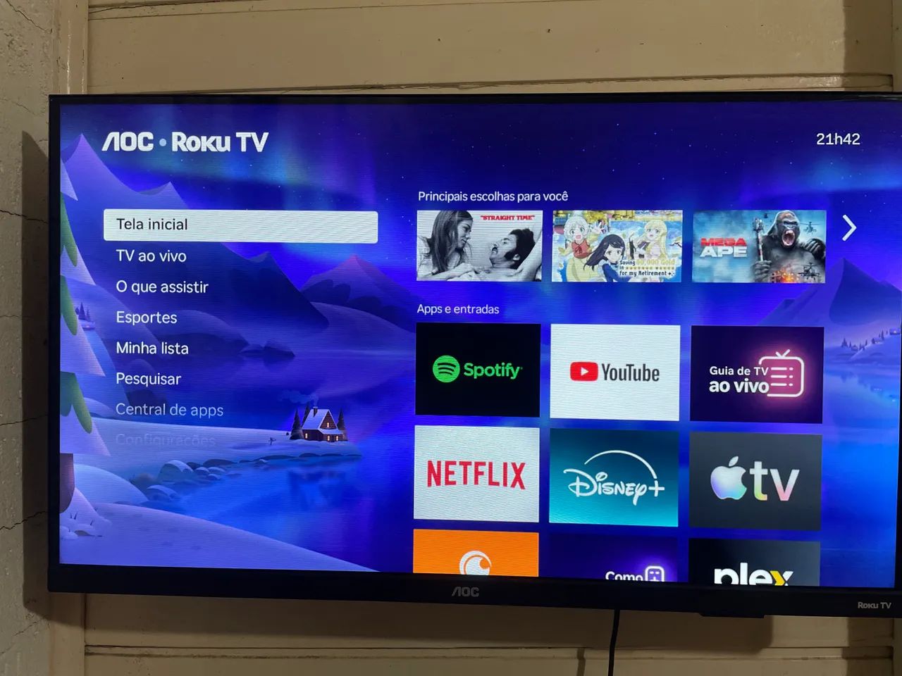 Tv smart 32? nova com controle - Foto 2