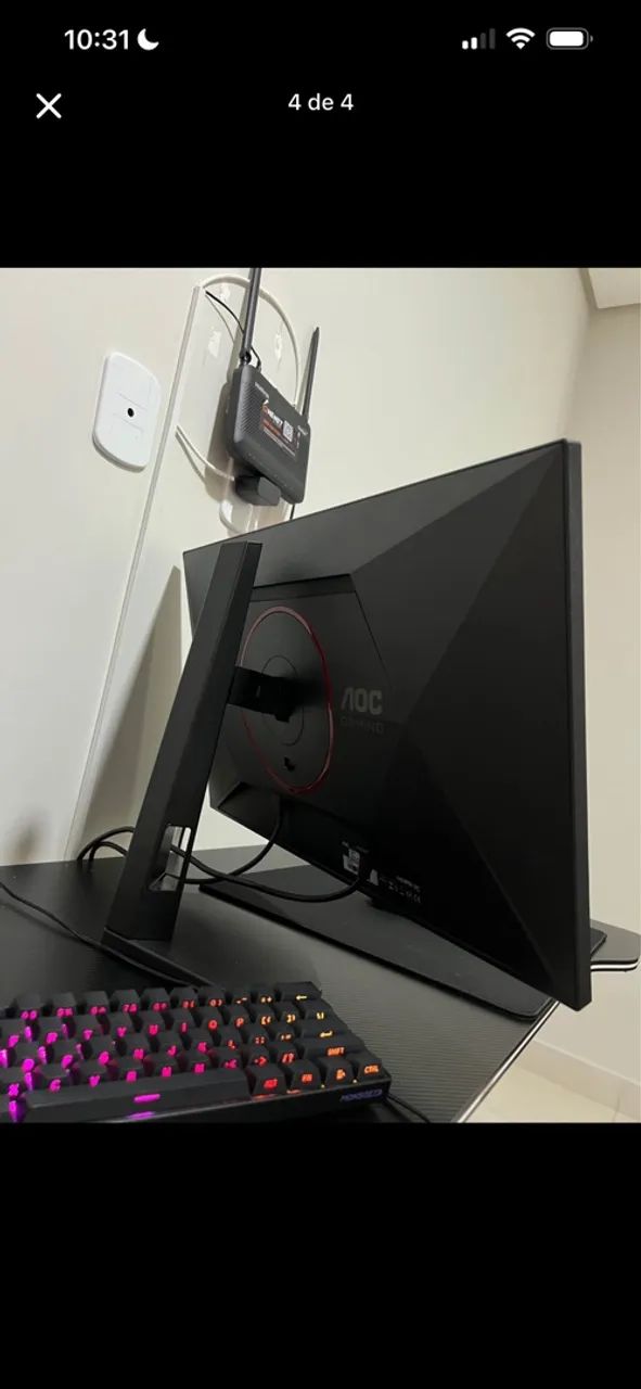 Monitor AOC 27" Polegadas 180hz 0.5Ms Gamer - Foto 4