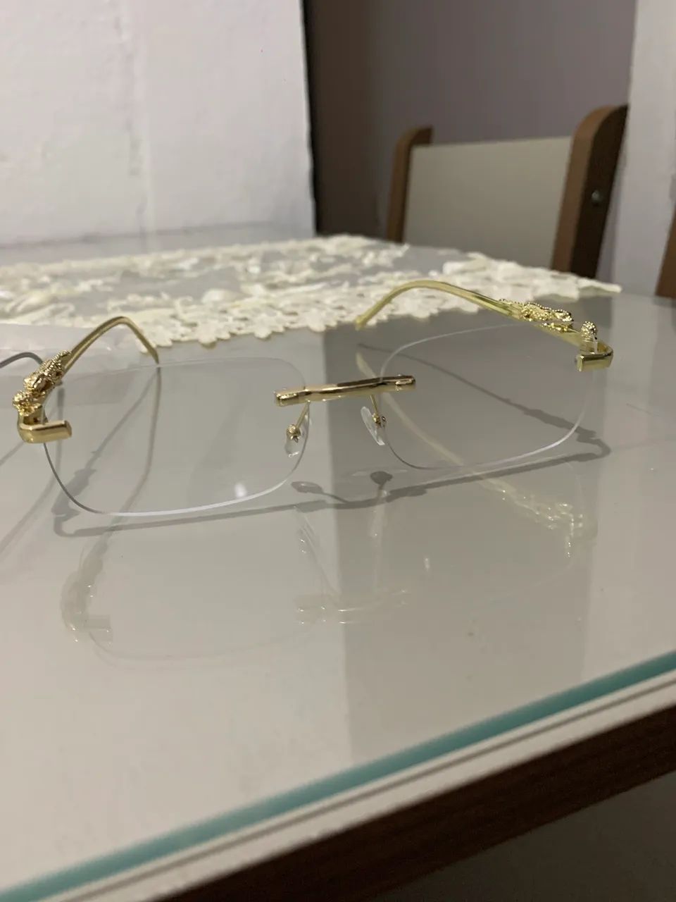 Óculos lentes transparente pra vender ligeiro  - Foto 3