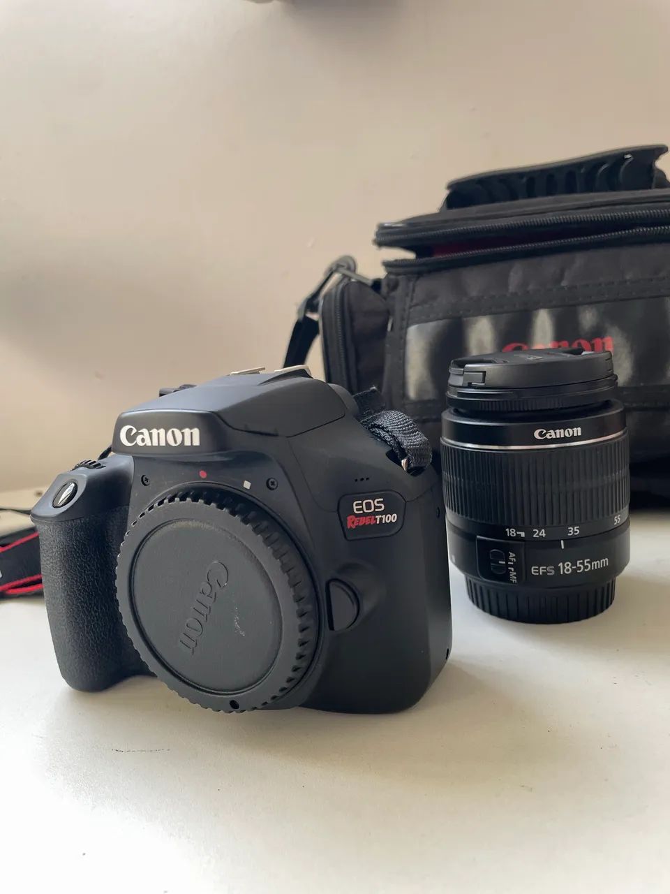 CAMERA CANON T100 KIT COMPLETO 