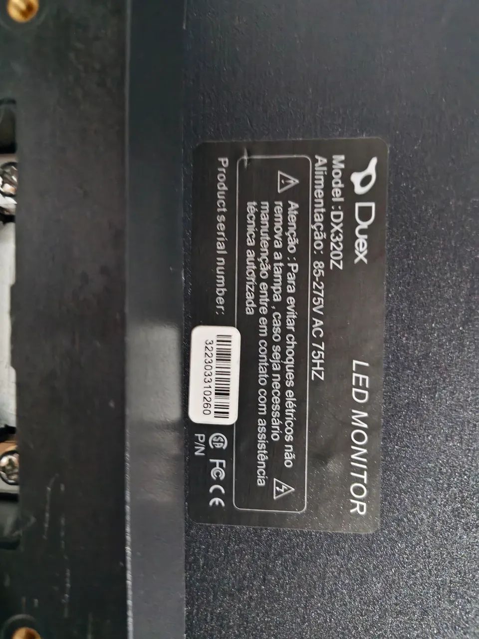 Monitor duex 32 polegadas (retirada de peça) bateu na quina e parou de dar imagem  - Foto 2